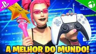 🔥A MELHOR SENSI DO MUNDO PARA CONTROLES no FORTNITE! MELHOR CONFIGURA&Ccedil;&Atilde;O! (PS4/XBOX/PS5/SWITCH/PC!)