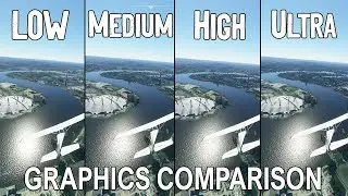 Microsoft Flight Simulator 2020- LONDON Low vs Ultra (GRAPHICS COMPARISON)