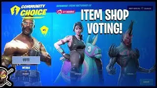 What The New Fortnite Item Shop Voting Looks Like!