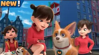 Moco dog cartoon Hindi 😂❣️ | Moco and yummy | #balveer #kartoon #viral #trending