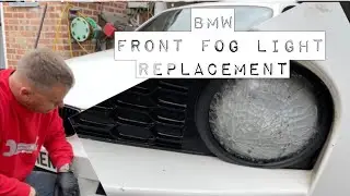 BMW 118 Front Fog Light Replacement, Without Removing Bumper. 120 135  E82 E90 E91etc,