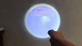 Sending Distress Signal (S.O.S.) using the flashlight