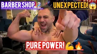 He Came to the Barber... Got the Best Massage Instead! 💈😱