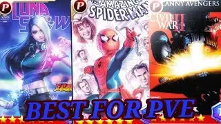 BEST PvE CARDS / NEW PLAYERS MUST WATCH/MARVEL FUTURE FIGHT #mff #comiccards #f2p #craft #pve
