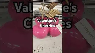 Valentine's Cherries Decor?! 🍒 #valentine #valentines #valentinesday #cherry #shorts