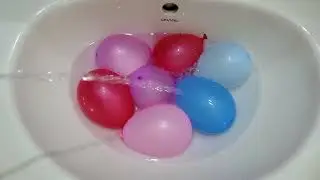 Colorful Balloons With Water Flow | So Relaxing to Watch #Waterballoon #satisfying #pop