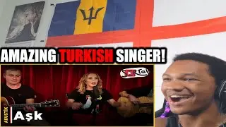 British caribbean guy react to Sertab Erener - Aşk (Akustik) turkish music reaction turkey