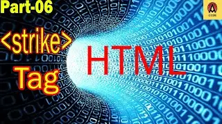Strike Tag in html5 tutorial || How to use strike tag in Html5 || Hindi || class #6 ||