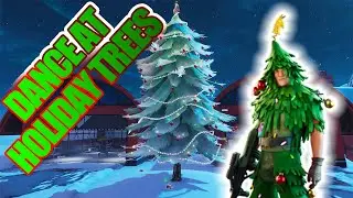 DANCE AT DIFFERENT HOLIDAY TREES CHALLENGE GUIDE - All Possible Locations | Fortnite