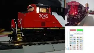 CN 3045 ET44AC Tier 4 GEVO ScaleTrains.com Finished Model with Custom Lights