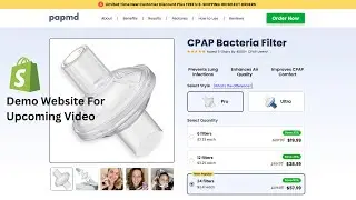 Demo Website For Upcoming Video | Shopify SEO Optimized Landing Page Design Using GemPages in 2025