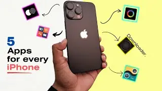 5 Best iPhone Apps🔥 Ft. Best Video Downloader App for iPhone 2024