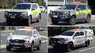 Multiple Ambulance and Police Vehicles Responding - Mini-Compilation #6 (Queensland, Australia)