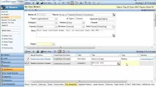LawManager User - Document Merge Demo using LM Web