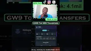 Top Midfield Transfers for FPL GW9 | Fantasy Premier League Tips 2025/26