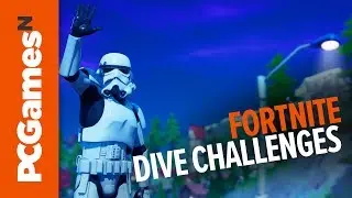 Fortnite Dive Challenges - Dive challenge hidden &lsquo;E&rsquo; | Fortnite Season 11