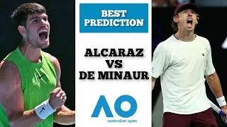 Carlos Alcaraz vs Alex De Minaur | Australian Open 2026 | Tennis Prediction