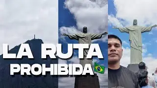 🇧🇷 LA RUTA PROHIBIDA PARA SUBIR AL CRISTO EN BRASIL | caminando 2 horas 