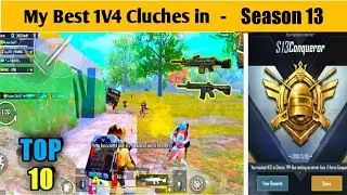 My Best 1V4 Cluchs in S13 | Destroy Top Ranking Player | PUBG MOBILE Asia |  | POCO F1
