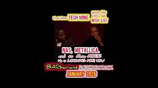 ⁠that one time @therealtechn9ne said&hellip; @nas and @LennyKravitz listen up  @BARbariansShow coming soon