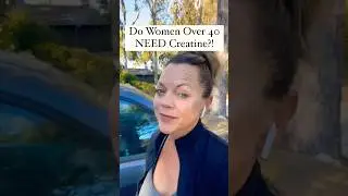 Do Women Over 40 NEED Creatine?! #womenover40 #shorts