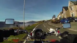362 Riding Through SCOTLAND - Roseath Camsail Kilcreggan Cove Ardpeaton Coulport  QQLX 2017