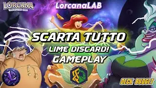 IL NUOVO LIME DISCARD di Tanino! #lorcana #lorcanalab #ita #decklist  #competitive #tier #gameplay