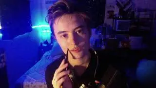 LOFI ASMR Bristly Mic Brushing Whilst Using the Worst Camera Ever :)