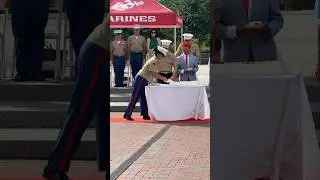 US USMC United States Marine Corps Week 250th anniversary 2025 Boston Cake cutting Semper Fi Fidelis