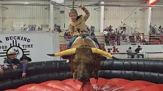 Casper Baca Bull Ride Rodeo 2024. Farmington NM.