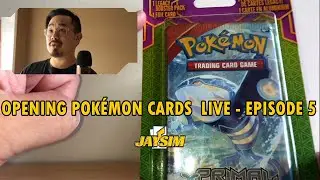 Opening Pok&eacute;mon Cards Live! - Episode 5  || Jay Sim