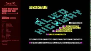 Alien Highway Encounter 2 - Sinclair ZX Spectrum - emulador Qaop JS