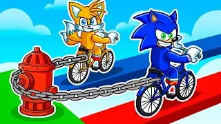 Roblox CHAINED BIKE With MY FRIENDS..
