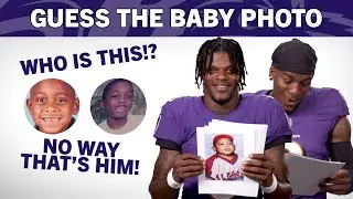 Lamar Jackson, Rashod Bateman and More Guess Teammates' Baby Photos | Ravens Superlatives