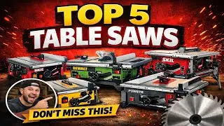 Top 5 BEST Table Saws for Woodworking 2026
