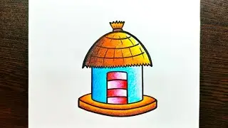 House Drawing || How to Draw House Step by Step || Easy House Drawing || House Design 🏠🏠