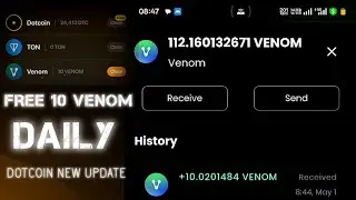 Dotcoin airdrop 💀 | Venom limited time 💥 #dotcoin #venom