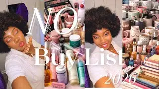 No More Overconsumption! 2026 No Buy List | Things I am not buying this year.