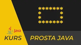 Prostokąt z gwiazdek w Javie
