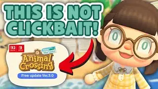 Animal Crossing New Horizons IS getting a NEW Update! Version 3.0 Reaction & Info!