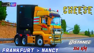 Truckers of Europe 3 ki journey Frankfurt To Nancy Cheese Cargo delivered