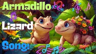 Armadillo Lizard's Jungle Dance | Fun Kids Song with Clinking Sounds 🦎🎶
