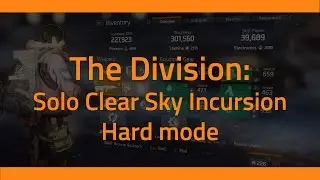 The Division - Solo Clear Sky Incursion run - Electronics Build