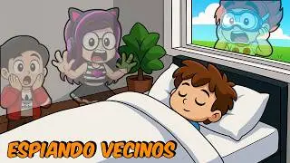 ESPIANDO VECINOS PERO SOMOS INVISIBLES en BROOKHAVEN | Kori Roblox
