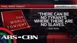 The World Tonight: The Final Word | December 24, 2018