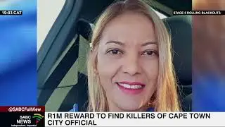 R1 million reward for prosecution in the murder of a City of Cape Town official