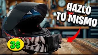 Cómo hacer un soporte de cámara para casco (Fácil y Barato)