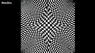 [OP ART] How to draw optical illusion art | Geometric art #054