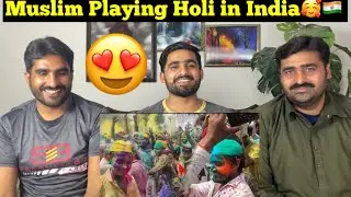 Muslims Playing Holi At Lucknow India 🇮🇳 ❤️|PAKISTAN REACTION