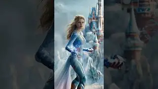 ✨ Disney Princesses Transform into Marvel Heroes! 👑 #disney #aiart #marvelheroes #action